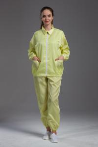Cheap Anti Static ESD Garment Resuable Class1000 cleanroom  jacket and pants muticolor with pen pocket wholesale