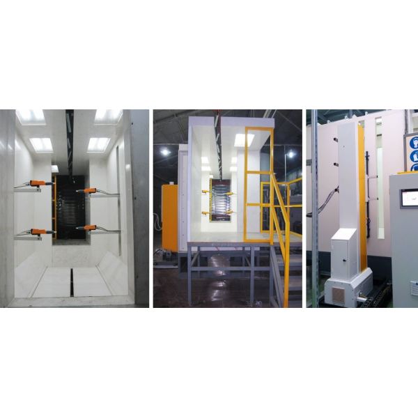 Customizable Automatic Powder Coating Booth Pretreatment Spray System Power Wash