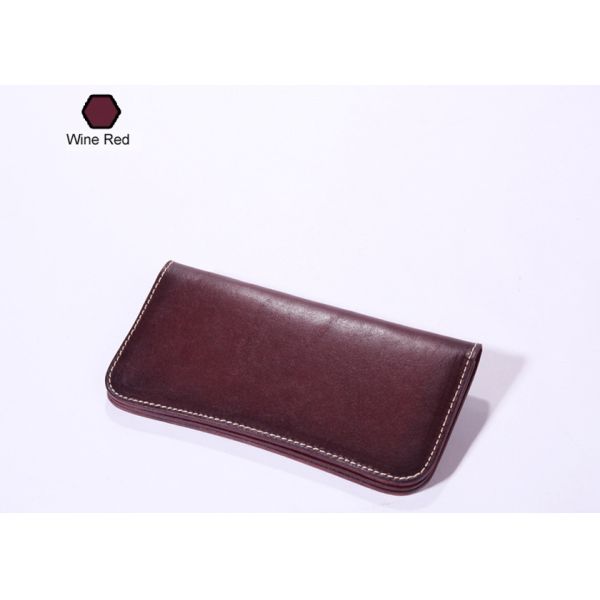 Vintage Leather Wallets for Women Classical Long Leather Wallets for Men