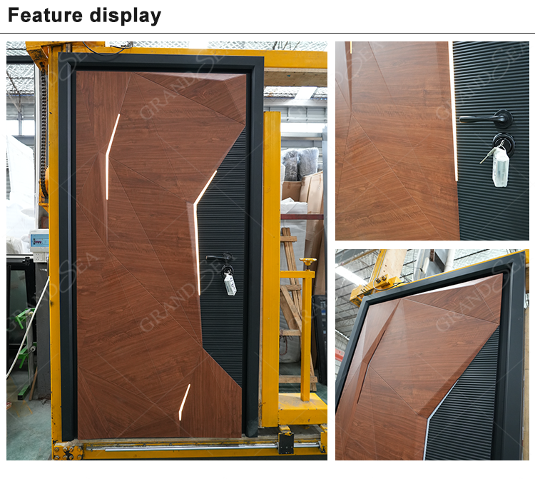 Italian Front Door Design Villa Pivot Entrance Security Luxury Front Pivot Door Modern Entry Black Porta Aluminum Pivot Door