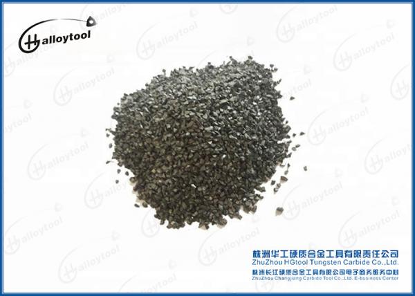 Quality High Hardness Crushed Carbide Tungsten Carbide Grit For Abrasive Part for sale