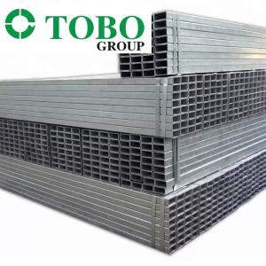China Hot selling ERW steel square tubing standard sizes, pre zinc coated square galvanized steel pipe on sale