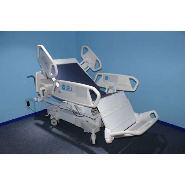 75 Degrees Adjustable Electric Bed For Home Care Function Manual Full Curve Nursing Bed White Mute Wheel Eight Function