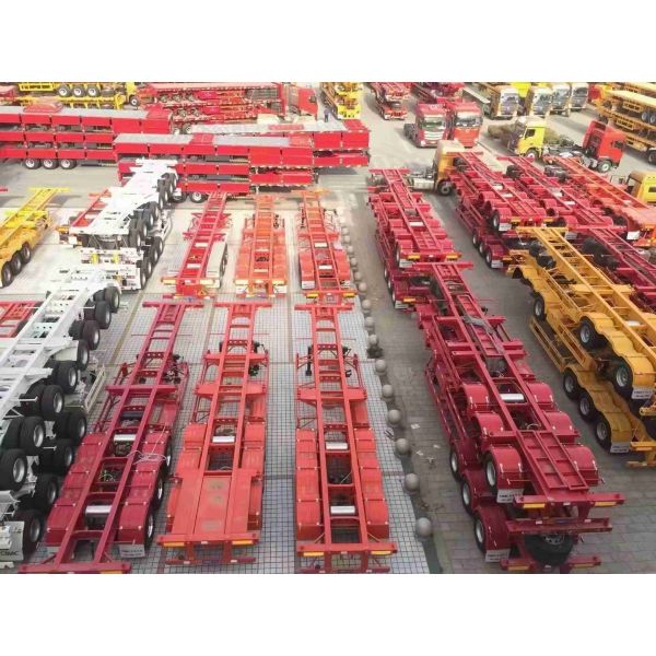 3-Axle Container Transport Semi Trailers with Max Payload 20001-25000 kg Your Partner