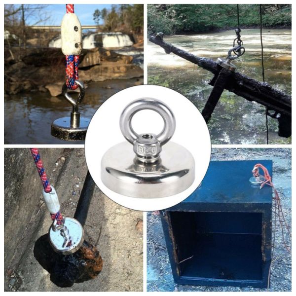 High Tolerance Strong Magnetic Salvage Set Magnet Hooks with ISO9001 2008 Certificate