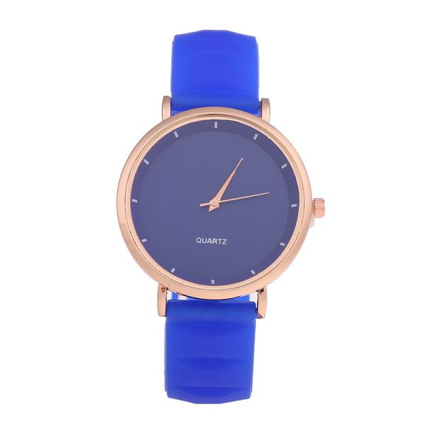 Zinc Alloy Case Silicone Sports Watch Japan Quartz Movement 3 ATM Waterproof