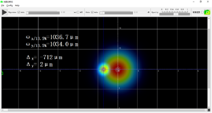 BA1023 USB 1920x1200 CMOS 280nm ~1100nm Laser Beam Spot Analysis