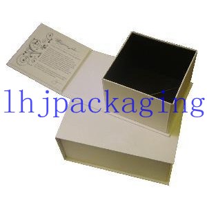Cheap book shape hinged box wholesale