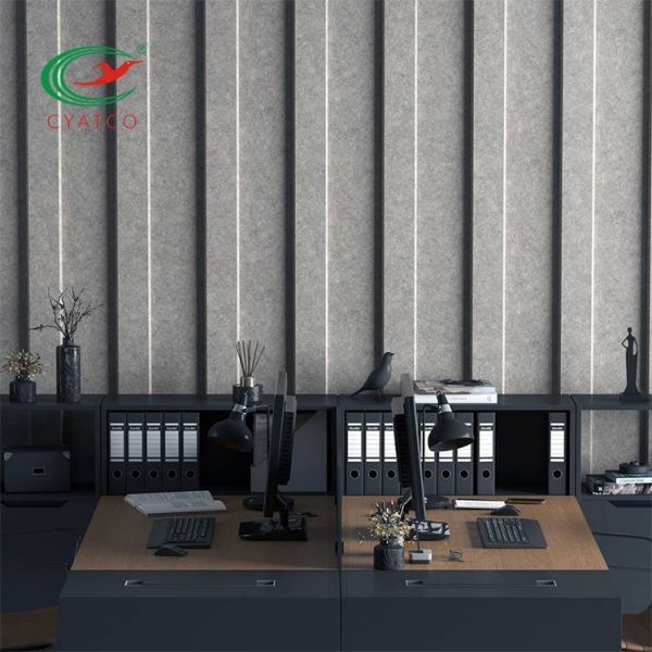 Harmless Interior Fiber Acoustic Panel , Flavorless Sound Absorption Sheet