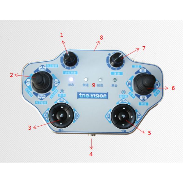 4 Wheel Drive Pipe Inspection Crawler , Sewer CCTV Equipment With Portable Power Supply