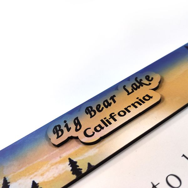 Baby Rectangle Wooden Sublimation digital logo Home Decor Picture Frame