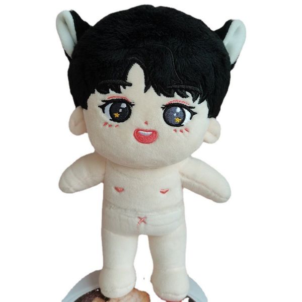Short Plush Cute Cartoon Doll With Polypropylene Cotton Filling