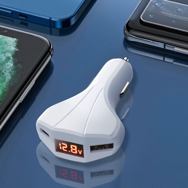 5V 7A 35W USB C Car Adapter Charger Adopt With Intelligent Chip